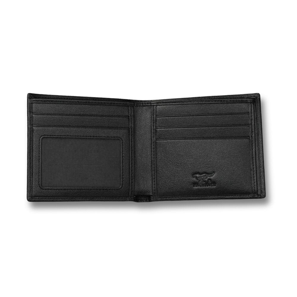 Porte-Monnaie Homme Cuir Souple | Noir Noir