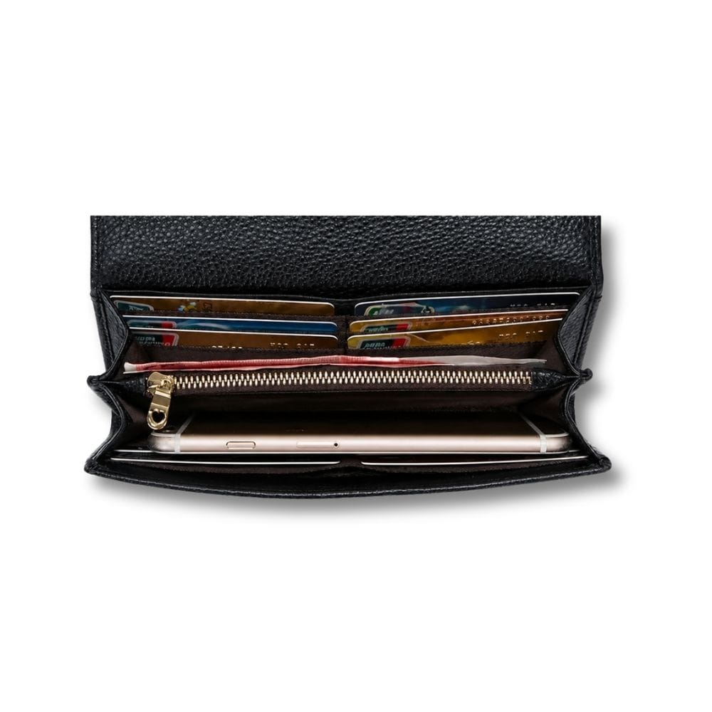 Porte Monnaie Long en Cuir Femme | Serina