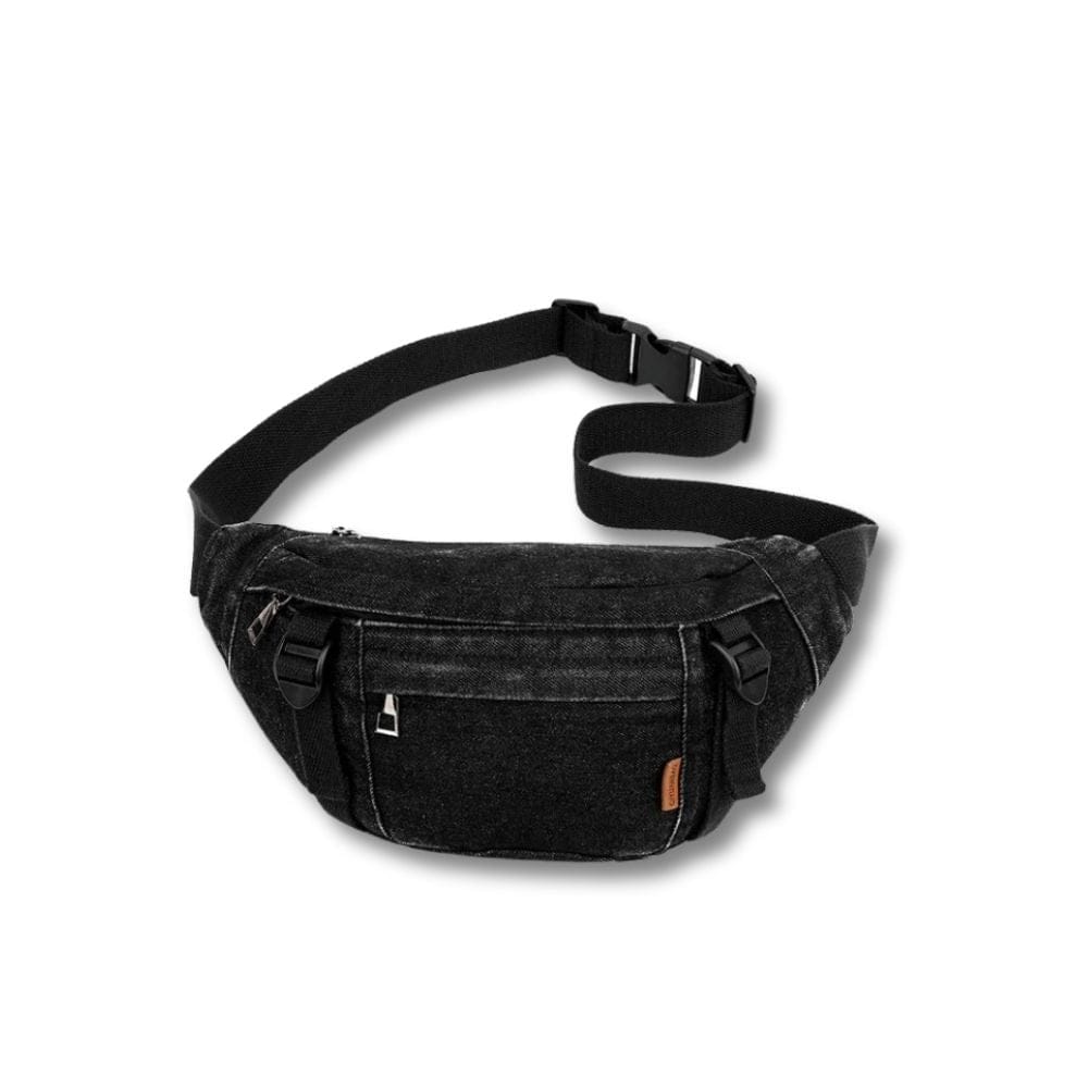 Sac Banane en Jeans pour Femme | Jeana Noir