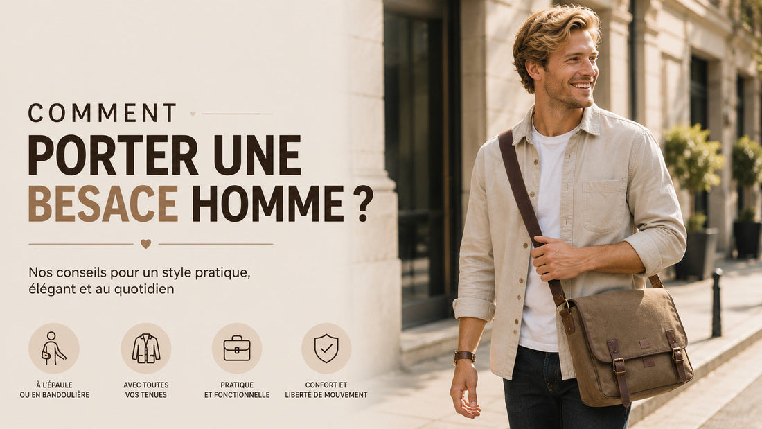 Comment porter une besace homme ?