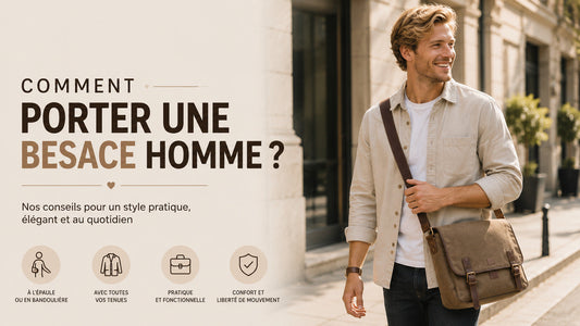 Comment porter une besace homme ?