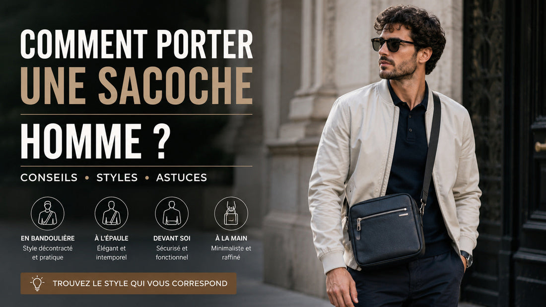 Comment porter une sacoche homme ?