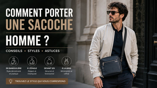Comment porter une sacoche homme ?