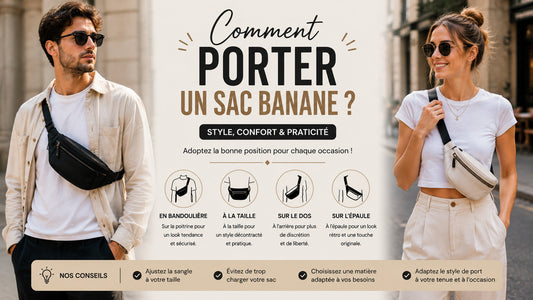Comment porter un sac banane? Guide pratique & stylé