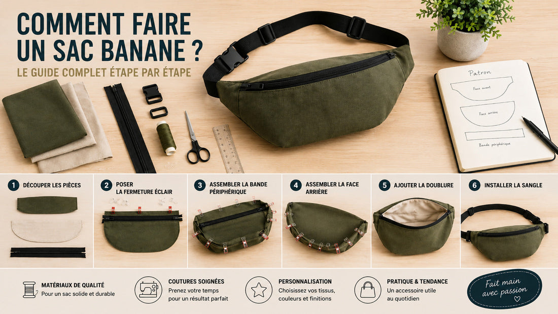 Comment faire un sac banane ?
