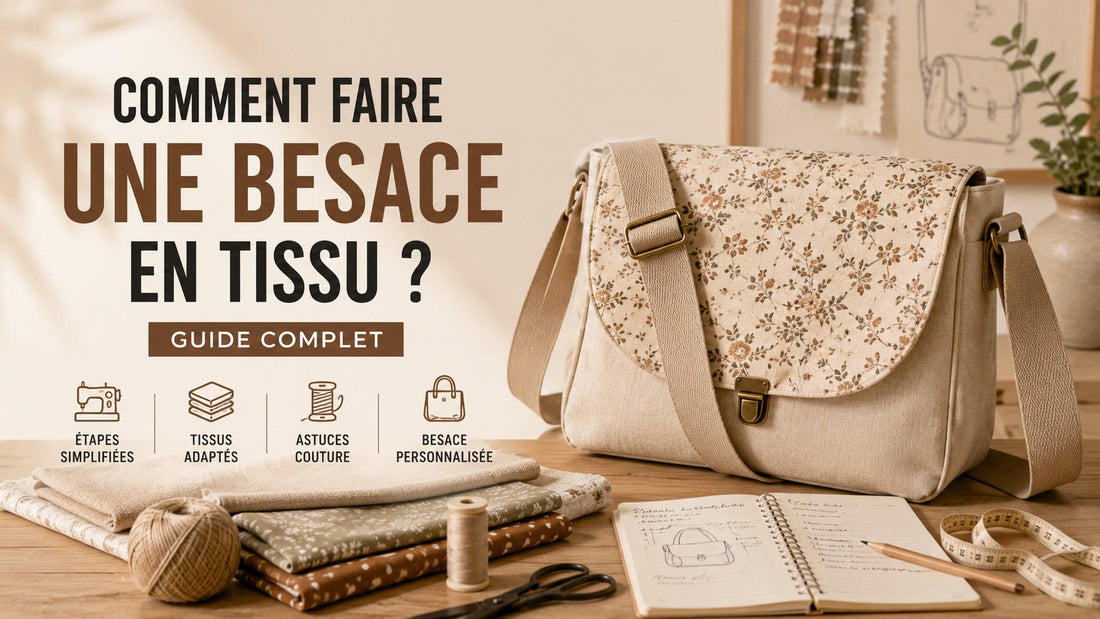 Comment faire une besace en tissu ?