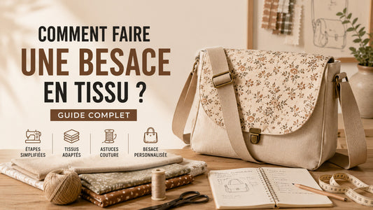 Comment faire une besace en tissu ?