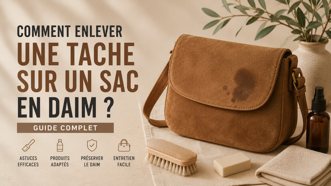 Comment enlever une tache sur un sac en daim ?