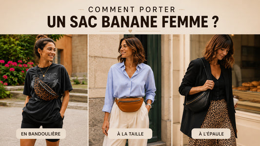 Comment porter un sac banane femme ?