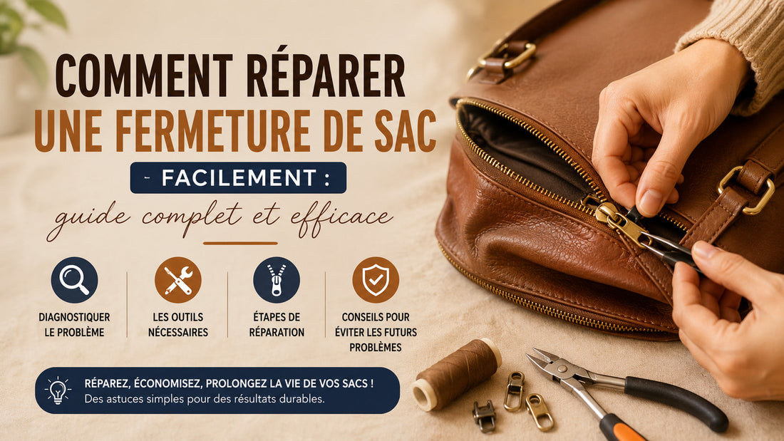 Comment réparer une fermeture de sac facilement : guide complet et efficace