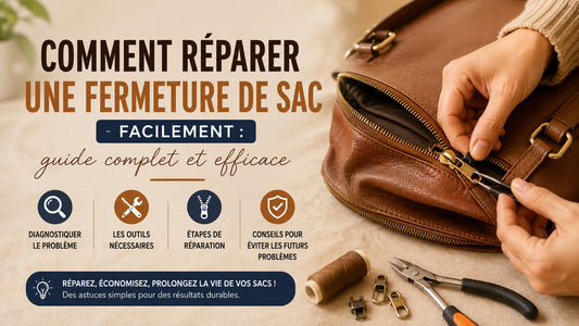 Comment réparer une fermeture de sac facilement : guide complet et efficace