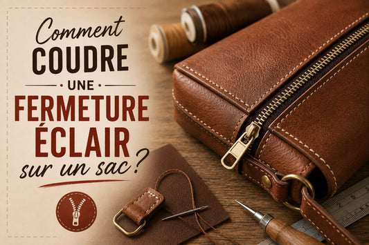 Comment coudre une fermeture éclair sur un sac ?