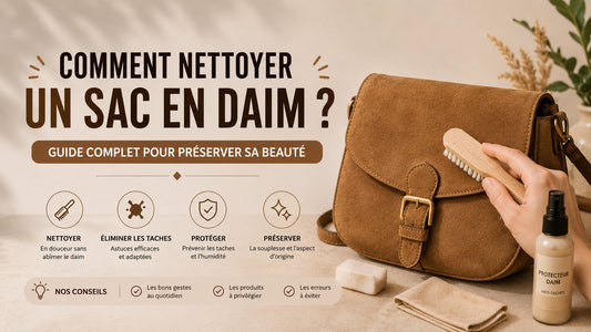 Comment nettoyer un sac en daim ? Guide complet pour préserver sa beauté