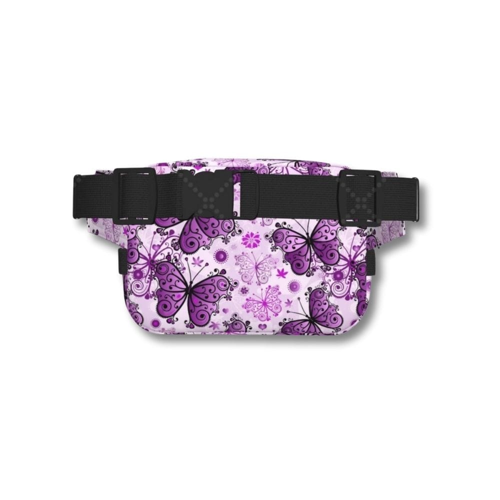 Banane à Bandoulière pour Femme | Flowers Violet
