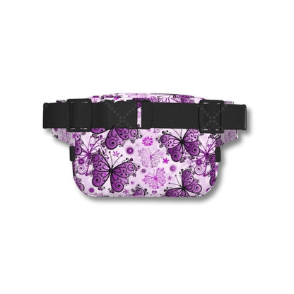 Banane à Bandoulière pour Femme | Flowers Violet