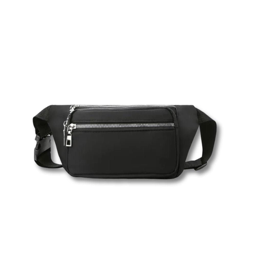 Banane Bandoulière en Tissu pour Femme | Naya Noir