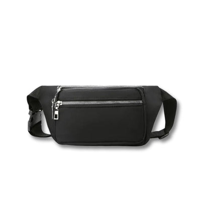 Banane Bandoulière en Tissu pour Femme | Naya Noir