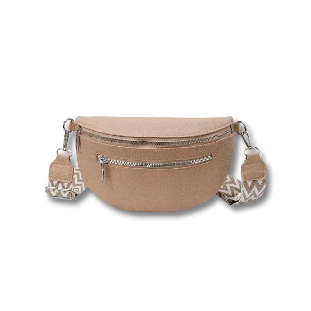 Banane en Cuir Femme | Roma Kaki