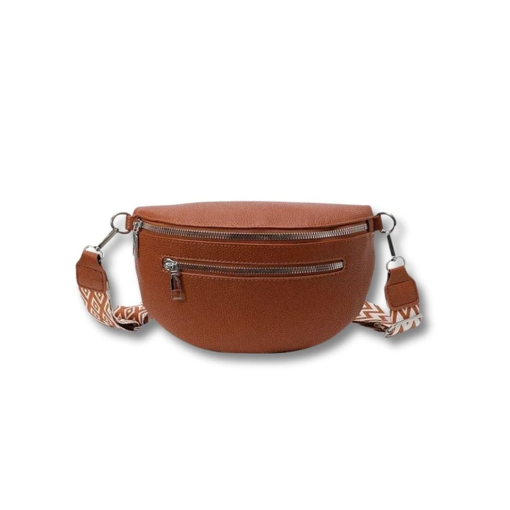 Banane en Cuir Femme | Roma Marron