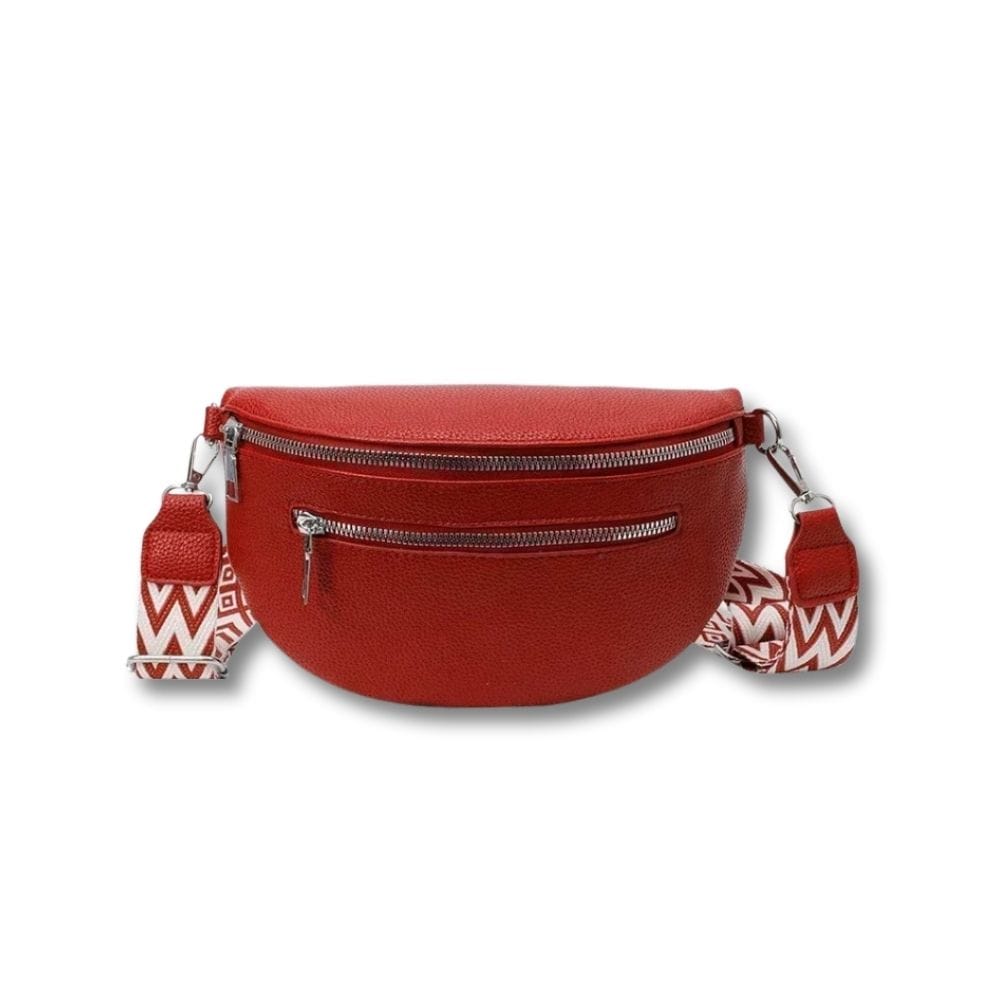 Banane en Cuir Femme | Roma Rouge