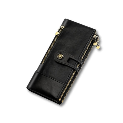 Grand Porte Feuille Femme | Zélia Noir