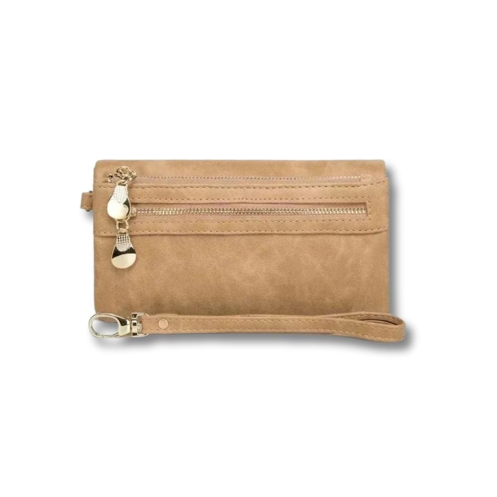 Grand Porte Monnaie Femme | Zaria Beige