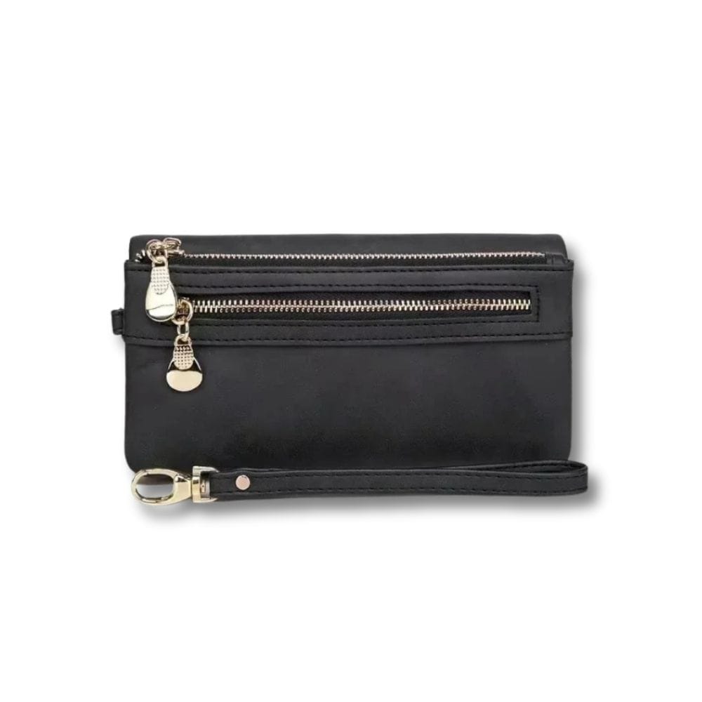 Grand Porte Monnaie Femme | Zaria Noir