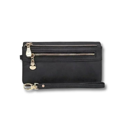 Grand Porte Monnaie Femme | Zaria Noir