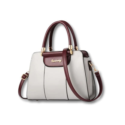 Grand Sac à Main en Cuir | Aveline Gris