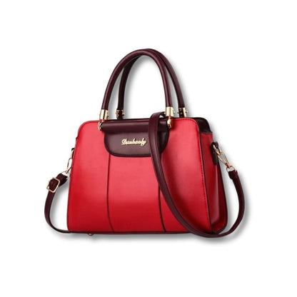 Grand Sac à Main en Cuir | Aveline Rouge