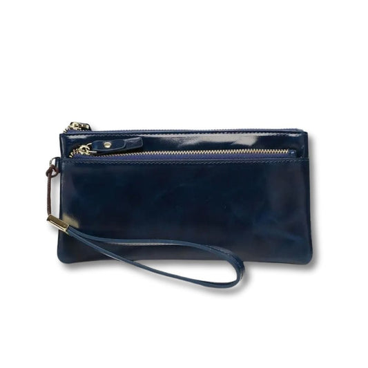 Grande Pochette Femme Luxe | Auréa Bleu