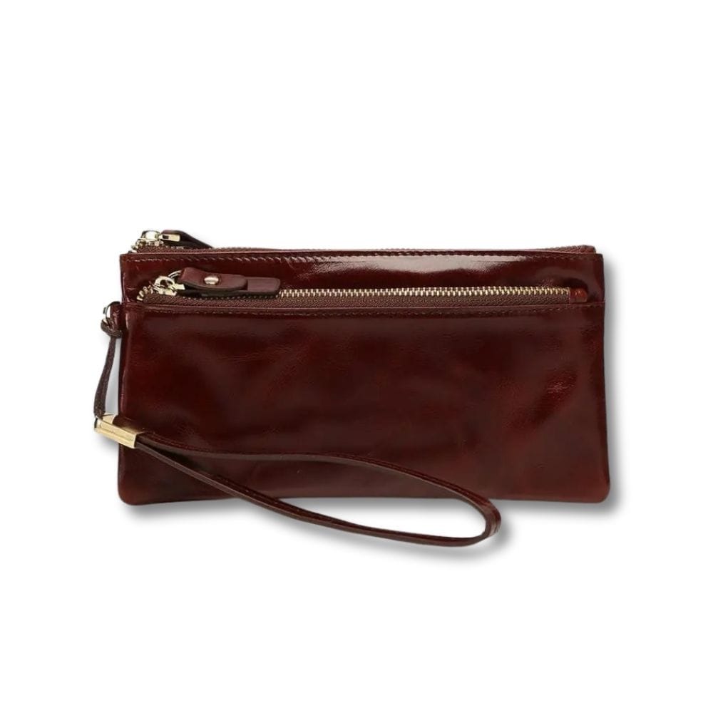 Grande Pochette Femme Luxe | Auréa Café