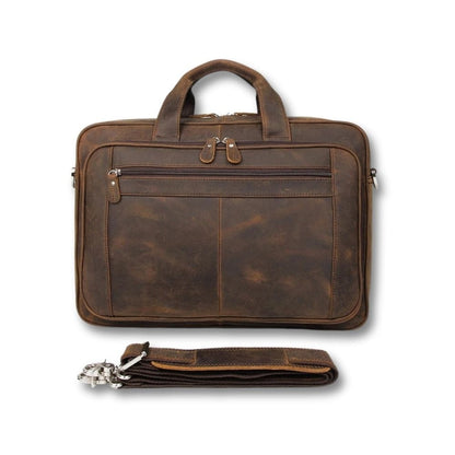 Grande Sacoche Cartable Homme Cuir | Darius Coffee / Cuir