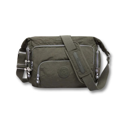 Grande Sacoche Femme Bandoulière | Elara Camouflage / Nylon
