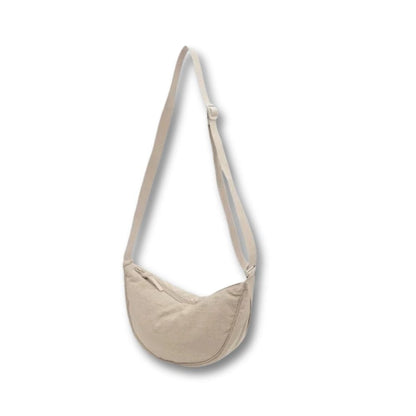 Grande Sacoche Femme Tissu | Liora Beige / Nylon