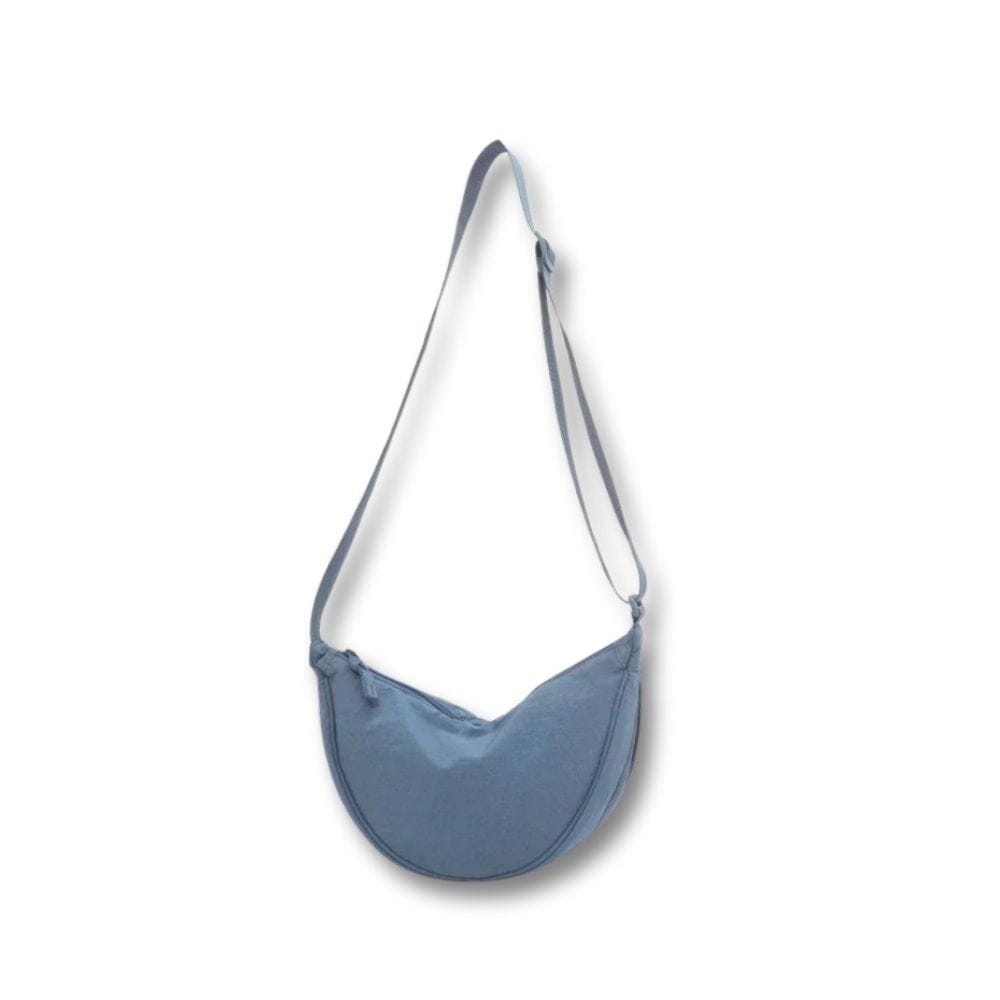 Grande Sacoche Femme Tissu | Liora Bleu / Nylon