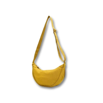 Grande Sacoche Femme Tissu | Liora Jaune / Nylon