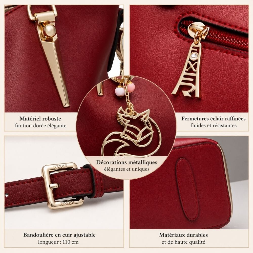Le Sac Cuir en Bandoulière Femme | Madeleine