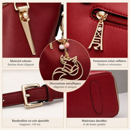 Le Sac Cuir en Bandoulière Femme | Madeleine