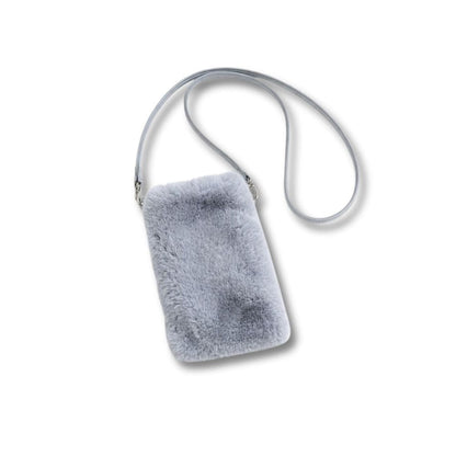 Mini Sac Fourrure Femme | Dolce Gris