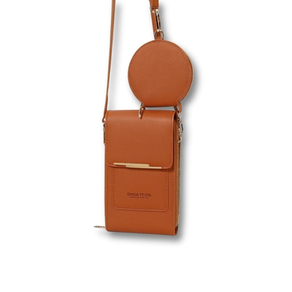 mini Sac/Sacoche Femme | Lyséa Marron / Cuir
