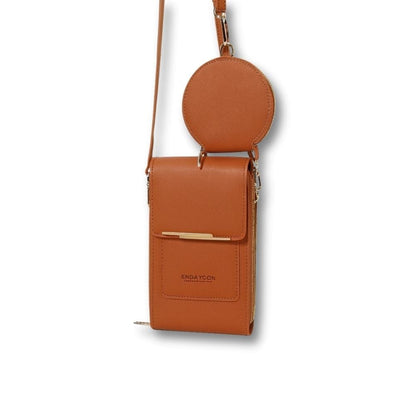 mini Sac/Sacoche Femme | Lyséa Marron / Cuir