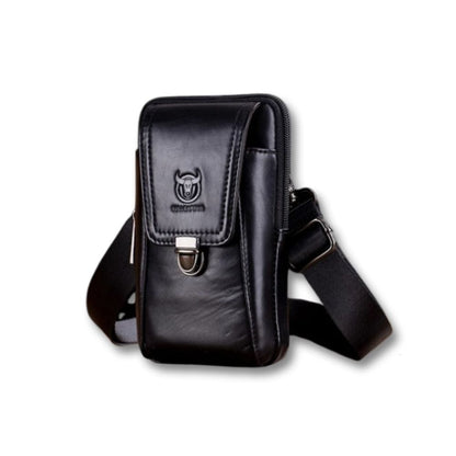Mini Sacoche en Cuir | Cormac Noir / Cuir