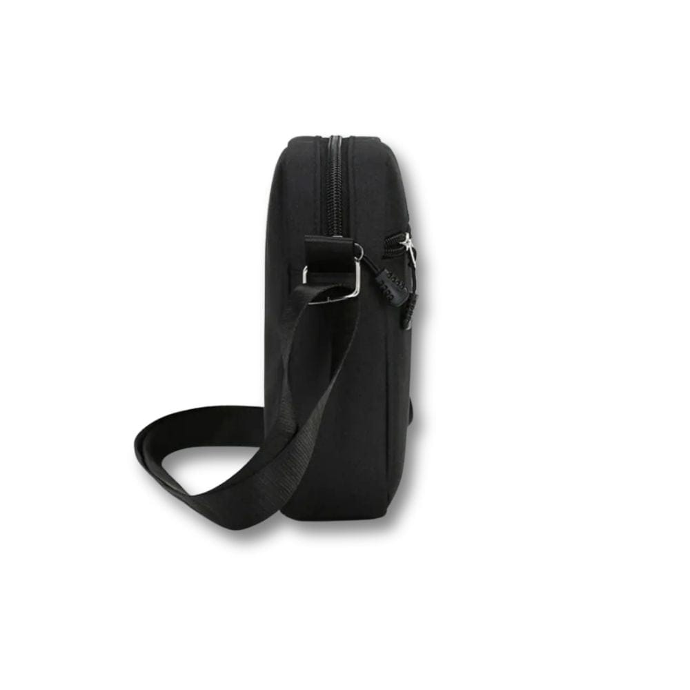 Mini Sacoche Noire Uni | Quorin Noir / Tissu