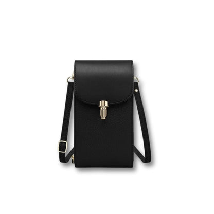 Mini Sacoche Tendance en Cuir Femme | Zaria Noir / Cuir