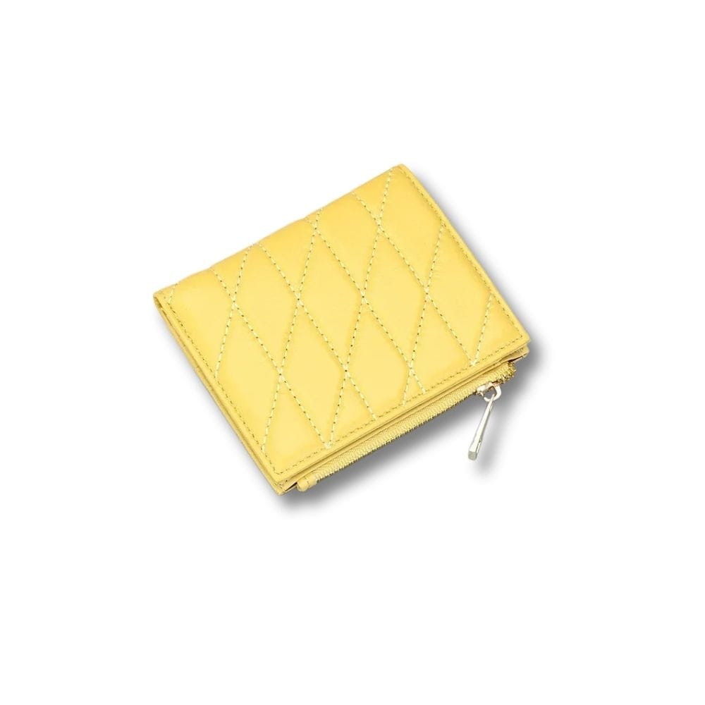 Petit Porte Feuille Femme | Talia Jaune