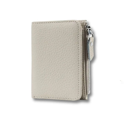 petit porte monnaie cuir femme | Naya Blanc