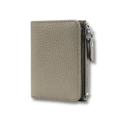 petit porte monnaie cuir femme | Naya Gris