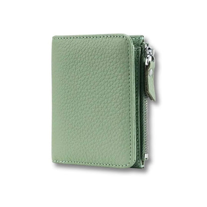 petit porte monnaie cuir femme | Naya Vert