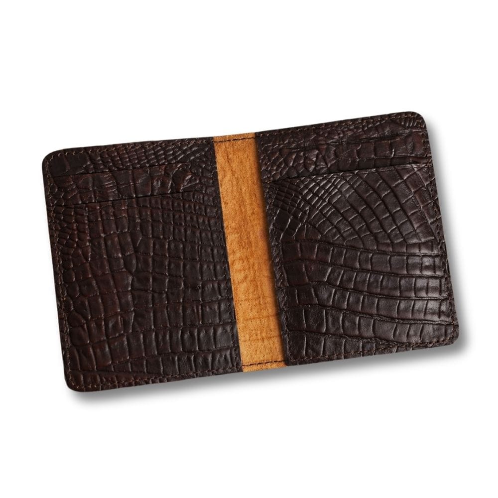 petit porte monnaie en crocodile | Elsar